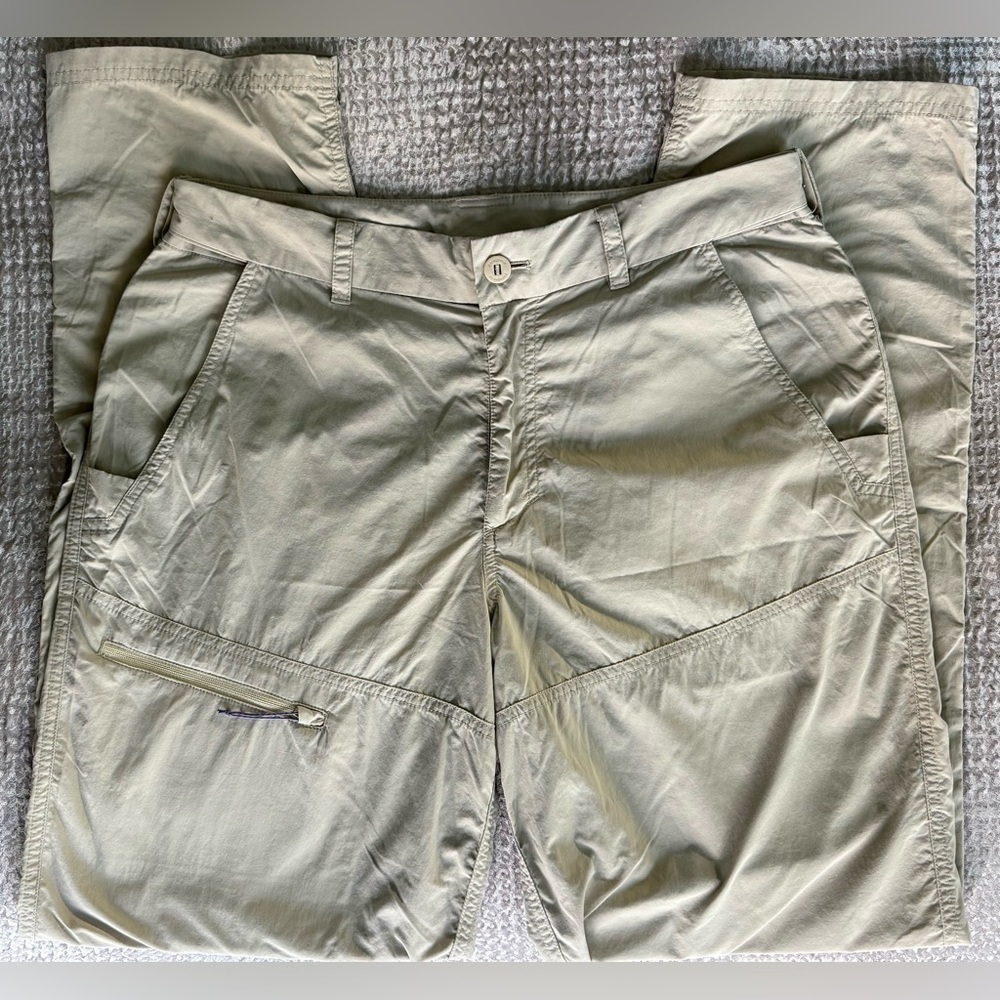 Patagonia Men’s Performance Hiking Pants Tan | Lightweight Trail Travel 32”x32.5